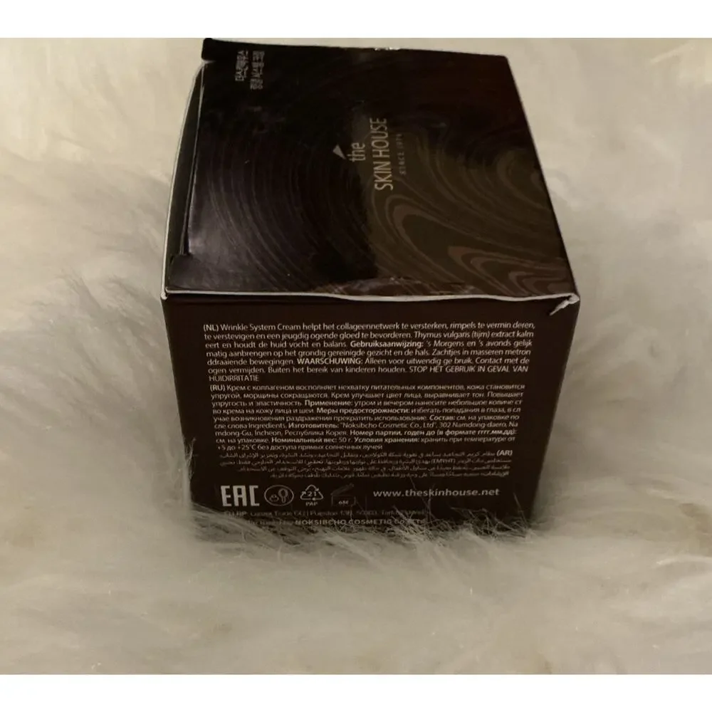The Skin House Wrinkle System Cream Adenosine Ceramide Collagen 50g Face Neck